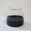 Black Colorblock Flower Vase
