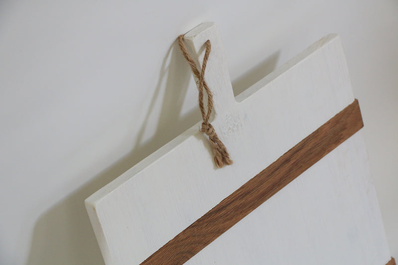 White Rectangle Mod Charcuterie Board
