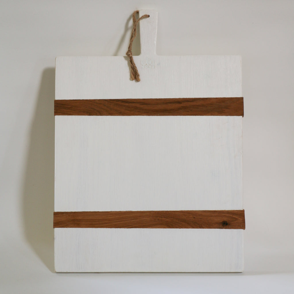 White Rectangle Mod Charcuterie Board