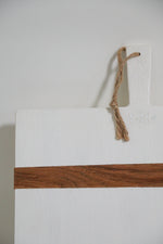 White Rectangle Mod Charcuterie Board