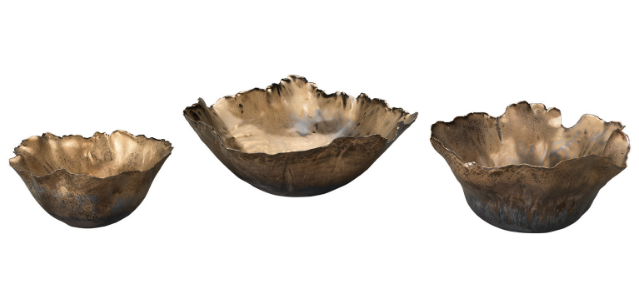 Fleur Ceramic Bowls (Set of 3)