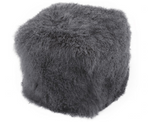Lamb Fur Pouf