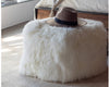 Lamb Fur Pouf